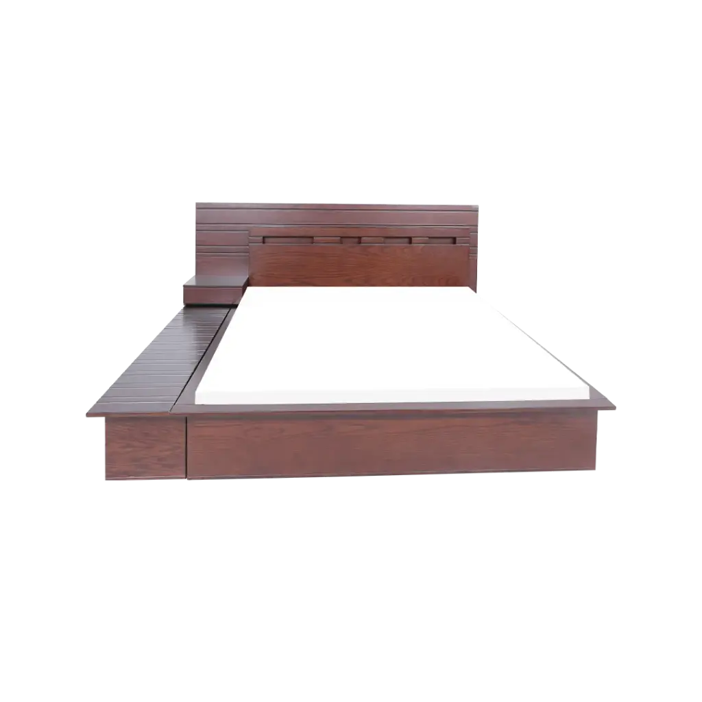 Crown Bed Without Bed Side Table