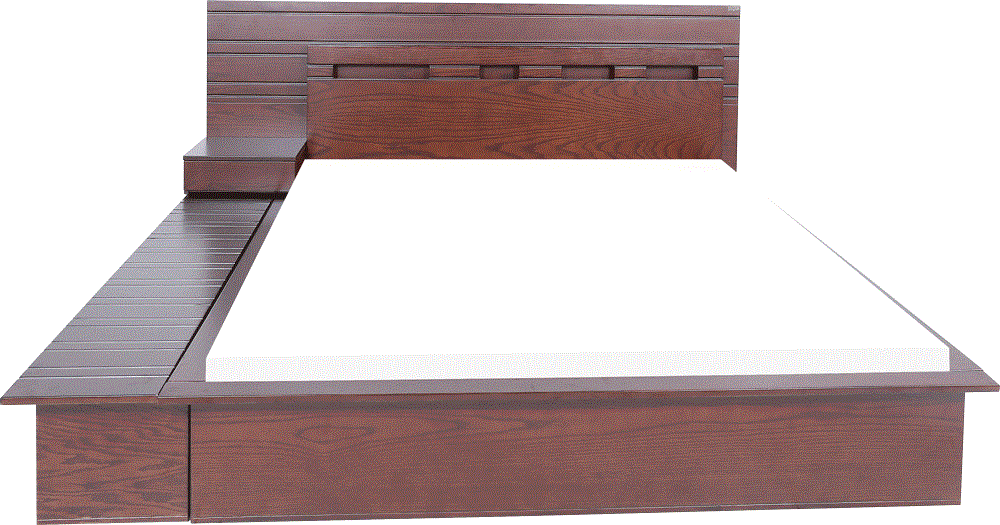 Crown Bed Without Bed Side Table