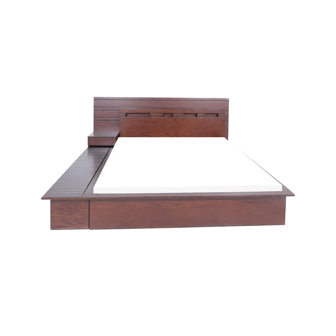Crown Bed Without Bed Side Table