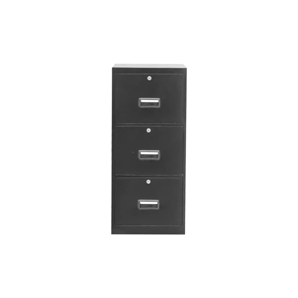 3 Drawer File Cabinet-Center Lock