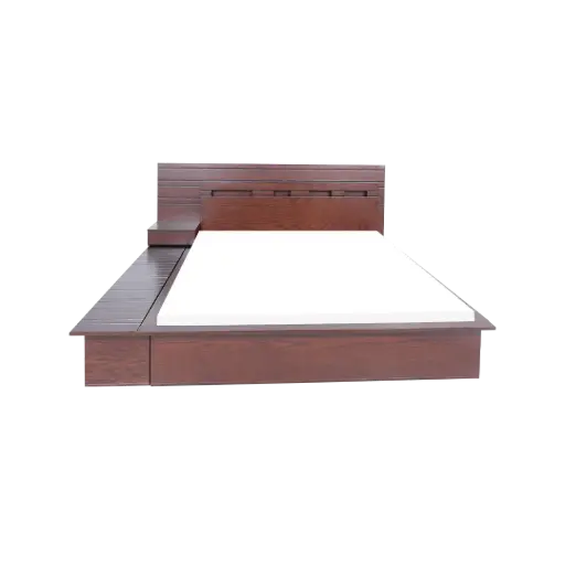 Crown Bed Without Bed Side Table