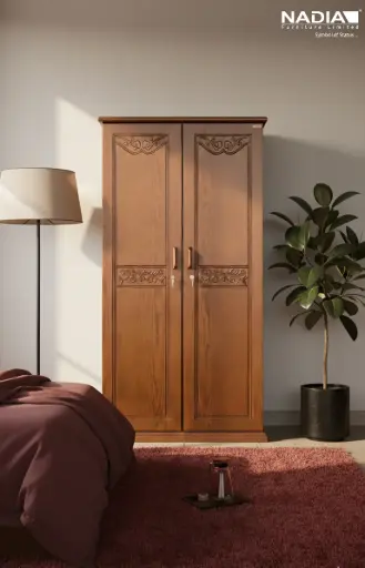 [NFL-HCBD-P009-WDBV-AR23] 2 Shutter Mansion Almirah