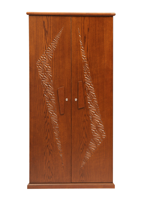 [NFL-HCBD-P010-WDBV-AR23] 2 Shutter Majestic Almirah