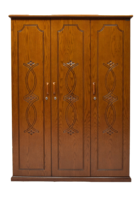 [NFL-HCBT-P014-WDBV-AR23] 3 Shutter Anonna Almirah