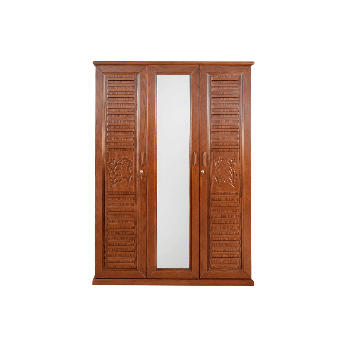 [NFL-HCBT-P016-WDGL-AR21] 3 Shutter Canton Almirah