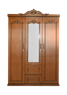 [NFL-HCBT-P019-WDGL-AR21] 3 Shutter Marvelous almirah