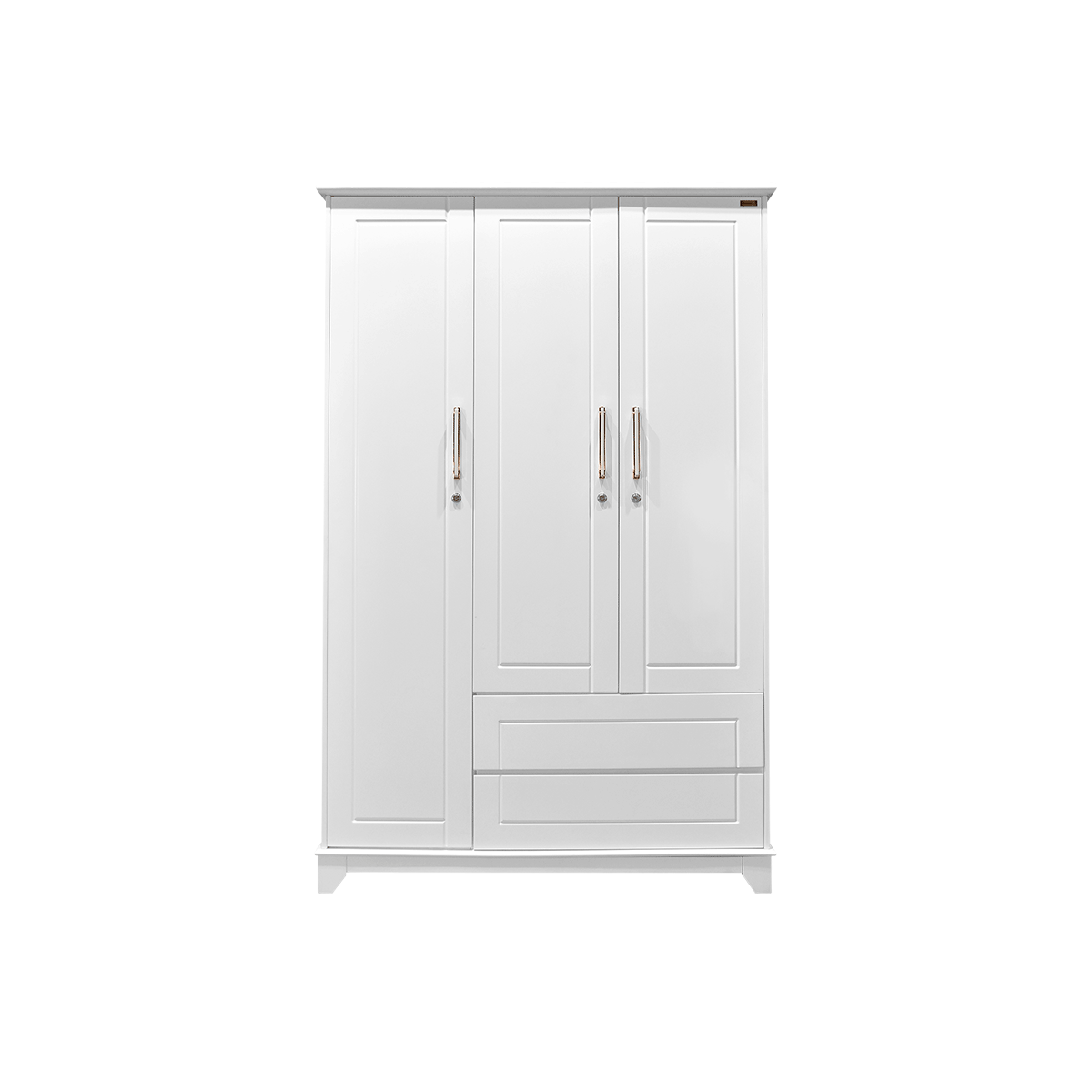 [NFL-HCBT-P021-WDGL-WH01] 3 Shutter Cloud Almirah