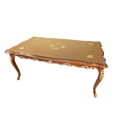 [NFL-HTDM-P005-WDGL-AR22] Rose Victoria Dining Table