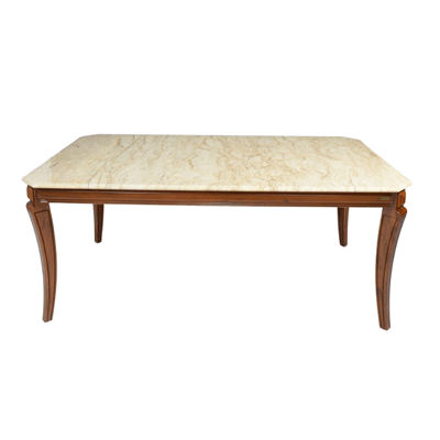[NFL-HTDL-P013-WDMB-AR21] Marvellous Dining Table-Marble Top
