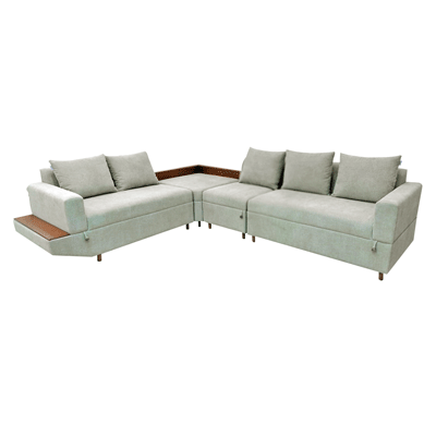 [NFL-HSCR-P011-WDFF-AR23] Lemon corner sofa