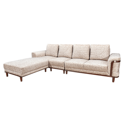 [NFL-HSCR-P044-WDFF-AR23] Indigo Corner Sofa