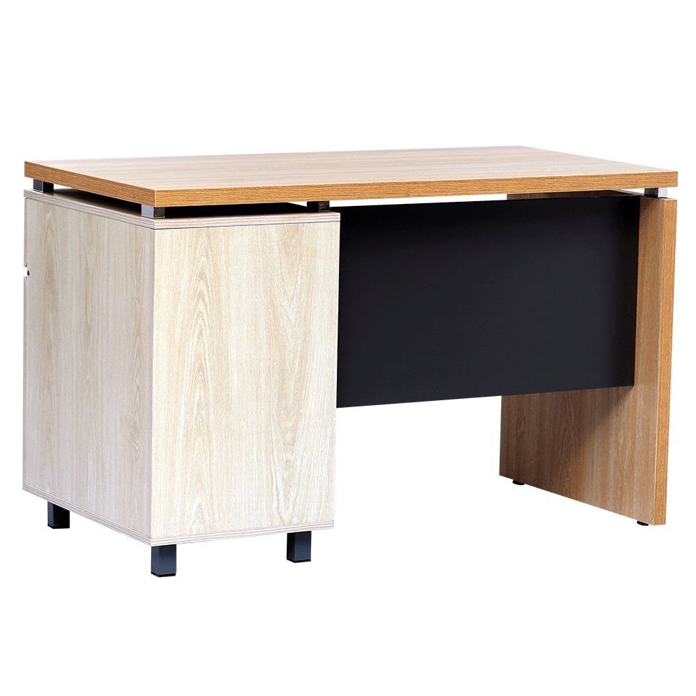 [NFL-OTEX-P023-LB00-AO24] Executive Table (With Fixed Drawer And Without Side Rack)
