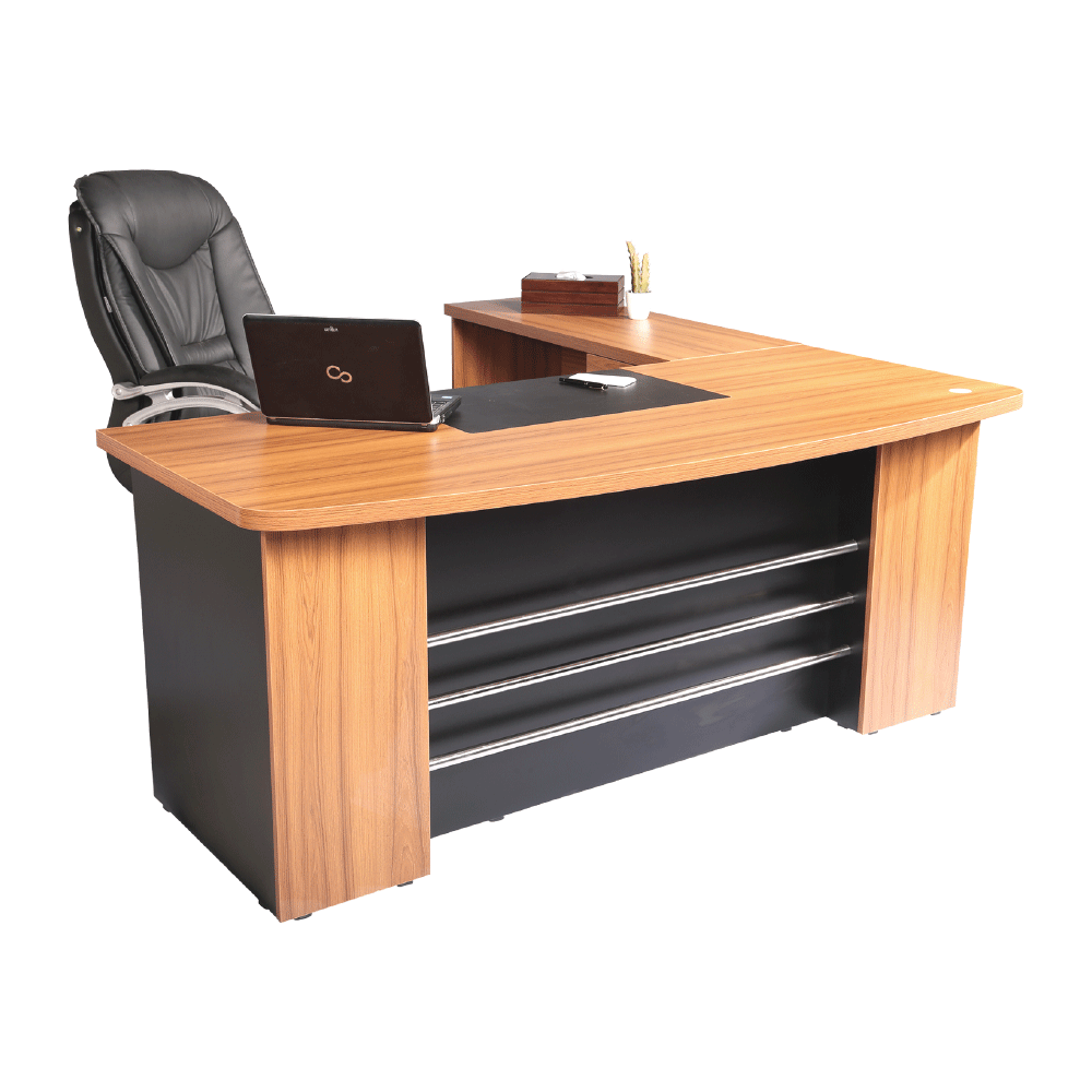 [NFL-OTMN-P002-LB00-PT02] Manager Table (Without Side Rack and without drawer)