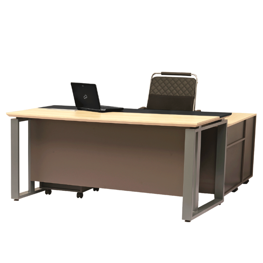 [NFL-OTMN-P016-LB00-AO27] Manager Table (Without Side Rack And Without Drawer)