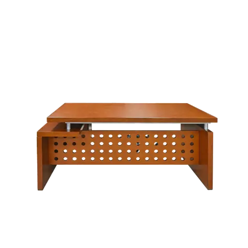[NFL-OTMN-P021-WDBV-AR23] Manager Table (With Fixed Drawer And Without Fixed Side Rack )