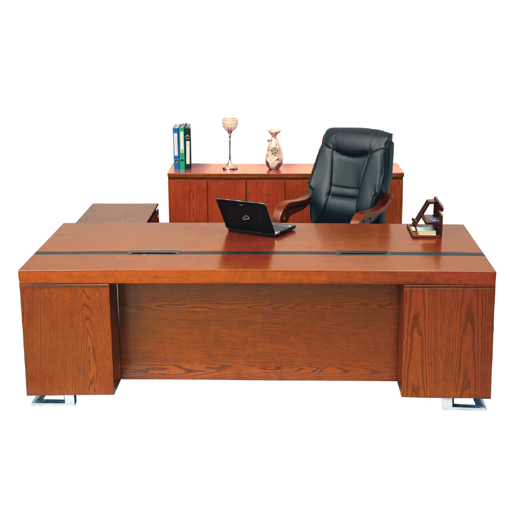 [NFL-OTMD-P008-WDBV-AR23] Martin Md Table (With Fixed Side Rack And Fixed Drawer)