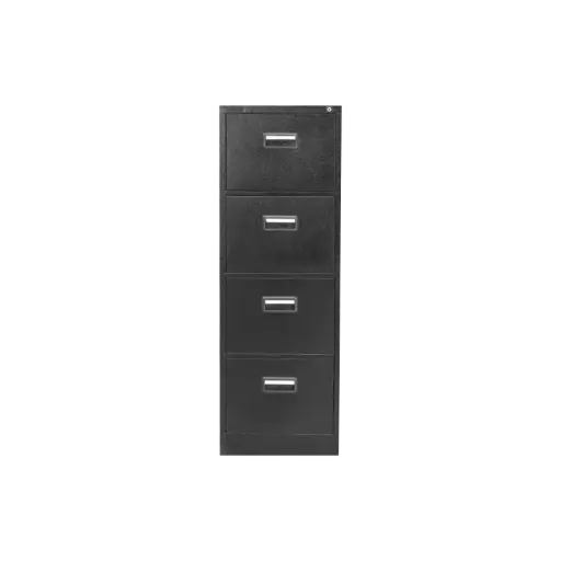 [NFL-OFFD-P001-MSCL-BK02] 4 Drawer File Cabinet-Center Lock