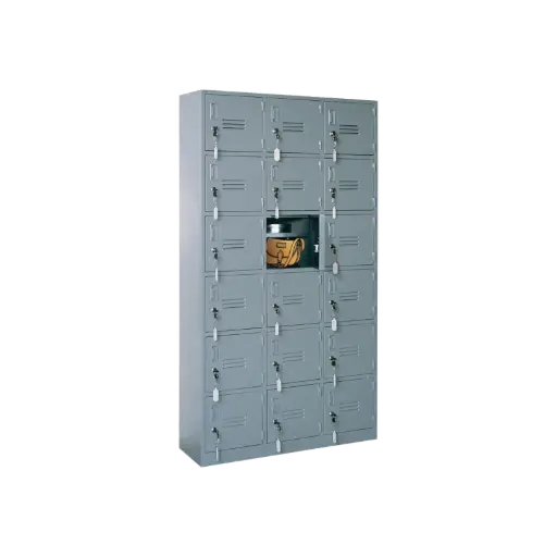 [NFL-OLPL-P001-MS00-BK02] Personal Locker-18 Pcs Chamber With Individual Lock.