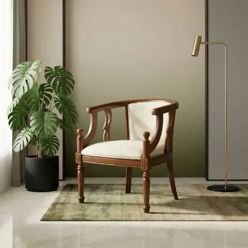 [NFL-HCCF-E002-WDFF-AR23] Crown Coffee Chair