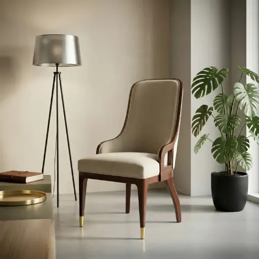 [NFL-HCDN-E043-WDFF-AR23] Zenin Dining Chair