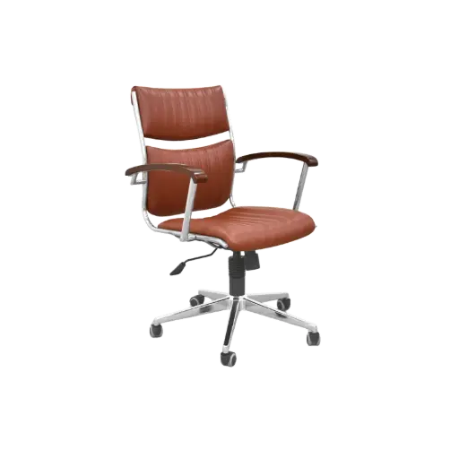 [NFL-OCSW-P054-CRFR-SS14] Swivel Chair (Low Back)